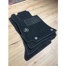 ExpressTr Oto Halı Paspas Seti Mercedes CLK Serisi Modelleri Uyumlu |AMG Line Sport | Kaymaz & Şık Tasarım