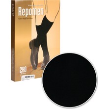 Kifidis 280 Den. 19-21 Mmhg Erkek Diz Altı Varis Çorabı (Repomen) Siyah / Black
