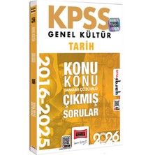 Yargı Yayınevi Yargı 2026 Kpss Gk Tarih 2016-2025 Çıkmış Çözümlü Sorular