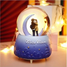 Defne Toprak White Moon Kar Küresi Orta Boy