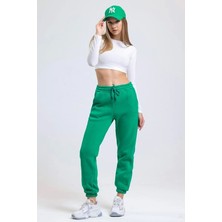 Etiler Collection 3 Iplik Şardonlu Paça Lastikli Eşofman Yeşil IS001