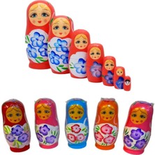 Empressco Renkli Ahşap Matruşka Bebek Seti, Eğlenceli ve Şık Hediye Alternatifi