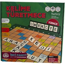 Empressco Renkli Ahşap Kelime Oyunları, Eğlenceli ve Öğretici Aktivite Seti