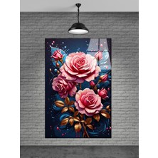 Marsilyan Çiçek Cam Tablo Sevilen Seriler