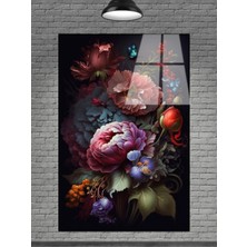 Marsilyan Çiçek Cam Tablo Sevilen Seriler