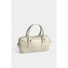 MİALES %100 Hakiki Deri Çift Saplı Kadın El ve Omuz Çantası