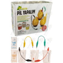 Artlantis Pil Yapalım Deney Seti 1 Paket Limon Patates Elektrik Üretme Seti Limon Pili Fen Bilgisi Dersi Kimyasal Enerji