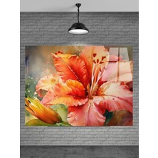 Sevilen Seri Çiçek Cam Tablo