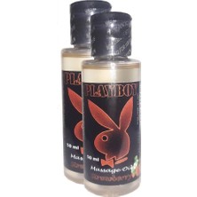 Süper Strawberry Flavored Massage Oil 50ML Çilek Aromalı Masaj Yağı 2 Adet