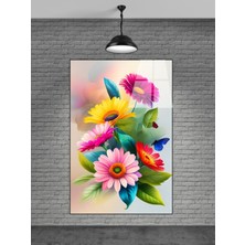 Marsilyan Çiçek Cam Tablo Sevilen Seriler