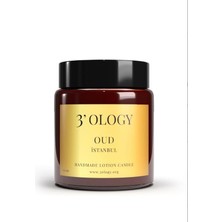 Storemax 3'ology Oud Istanbul Handmade Lotion Candle, 125 gr
