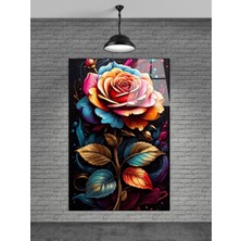 Marsilyan Çiçek Cam Tablo Sevilen Seriler