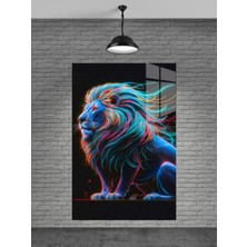 Marsilyan Aslan Cam Tablo Ev Dekorasyon,balkon Dekorasyonu,dekoratif,duvar Tablo,mutfak Tablo