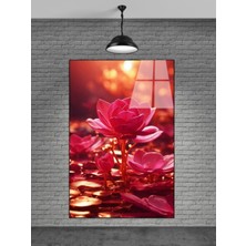 Marsilyan Çiçek Cam Tablo Sevilen Seriler