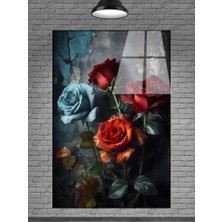 Marsilyan Çiçek Cam Tablo Sevilen Seriler