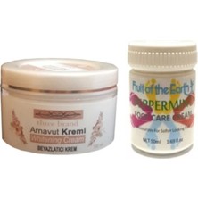 Hintohu Three Brand 100ML Arnavut Aklık Kremi+Foot Care Cream 50ML Ayak Bakım Kremi Nane Ferahlığı