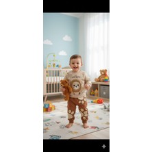 BSK The Lion King Baskılı Erkek Bebek  Takımı