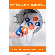 Letsii Yüksek Kalite Yıkama Fırçası Tüy Toplama Topu