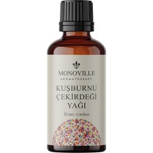 Storemax Monoville Kuşburnu Çekirdeği Yağı 30 ml Soğuk SIKIM%100 Saf ve Doğal (Rosehip Seed Oil)