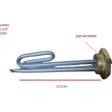 Isıkar Rezistans Bükümlü 1 1/4 2000W 17,5cm 8,5mm 220V