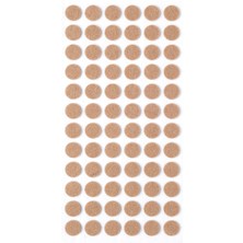 Kitchen Design Lab 72 Adet Yapışkanlı Sandalye, Masa, Koltuk Altı Parke Koruma Keçesi, Yuvarlak, 1,5 cm