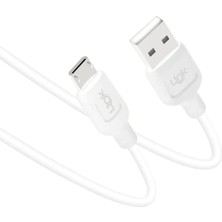 Storemax Linktech K448 Strong Micro USB Data/şarj Kablosu 1mt 2.4A Beyaz