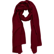 Avoria Dokulu Bordo Şal