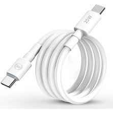 Storemax Type C To Type C Şarj Kablosu 30W 2 Metre Uzun Pd Çift Taraflı USB C Hızlı Şarj ve Data Kablosu Beyaz