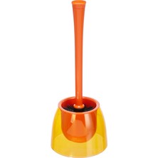 Storemax Neon Tuvalet Fırçası Gövde Şeffaf Turuncu Sap Opak Turuncu M-E19-17-08