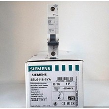 Storemax B Tip 16 Amper 6ka Otomatik Sigorta 5SL6116 6ya Yeni Seri B1X16A B16
