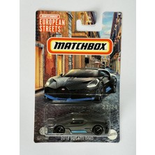 Storemax Metal 2024 Kibrit Kutusu Sokakları 2018 Bugatti Divo Metalflake Mat Koyu Gri 23/24 (Uzun Kart) HVV44