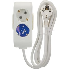 Storemax Multi-Let Ikili Priz Topraklı Kablolu Çocuk Korumalı 2 mt