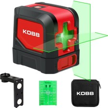 Storemax KBL91G 30 Metre Profesyonel Yatay ve Dikey Otomatik Hizalamalı Yeşil Çapraz Çizgi Distomat, Kırmızı/siyah