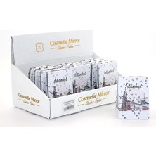 Taşlı Istanbul Tasarımı El Aynası Ince ALK2620