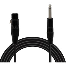 Magicvoice LD379 1.5 Metre Canon Xlr Dişi - 6.35MM Mono Erkek Mikrofon Ses Kablosu