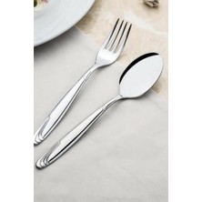 Storemax Lizbon Sade 60 Parça Çatal Kaşık Takımı-Bıçaksız