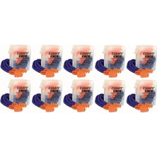 Storemax 10 Adet Hem Gürültüye Hem Suya Karşı Tam Koruma Sağlayan Kulak Tıkacı GE1425 24DB En 352-2 & Ce Belgeli Yüzme Için Kulak Tıkacı Gürültü Önleyici
