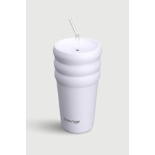 Storemax 3 Bubble Two-Cap Straw Tumbler Çelik Termos 600 ml Lilac Hint ST-245