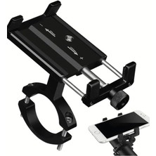 Storemax Metal Motosiklet Mobilet Motor Bisiklet Gidon Uyumlu Cep Telefonu Tutacağı Tutucu