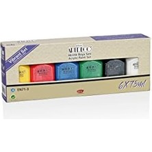 Storemax Akrilik Boya 6X75 ml Set Canlı Renkler