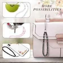 Storemax Cep Telefonu Kordonu, 3 Parça Pırıltılı Kristal Boncuklu Bilek Kordonu, Kadınlar Için Bileklik Şıklığında, Telefon, Kamera, Çanta ve Anahtarlık Için Pırıltılı Kordon