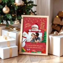 Çocuk Kalbi Atölyesi Sevgiliye Özel Fotoğraflı Yılbaşı Tablosu, Kişiye Özel Tasarım Tablo, Yılbaşı Hediyesi