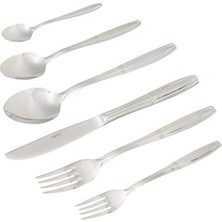 Storemax Nehir Buket Sade 12 Kişilik 72 Parça Çatal Kaşık Bıçak Takımı
