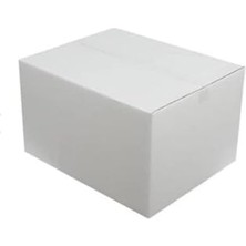 Storemax Kolix 50X40X40 10 Adet Beyaz Taşıma-Çeyiz-Paketleme Kolisi Çift Oluklu Karton Koli Beyaz KOLIX504040