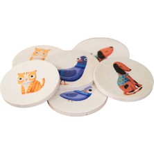 Empressco Eğitici Ahşap Hafıza ve Eşleştirme Oyunu, Minik Dostuma Renkli Öğrenme Keyfi