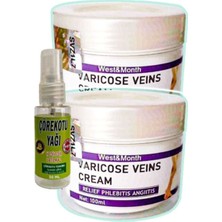 Süper West & Month Varicose Veins Bakım Kremi 100 ml x 2 Adet + Çörek Otu Yağı 30 ml