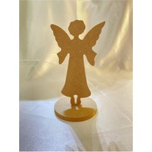 Empressco Beyaz Melek Figür Mdf, Şık ve Zarif Dekorasyon Parçası