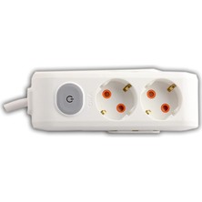 Storemax Multilet Ikili Priz Anah Topr Kab Çocuk Kor.3mt (Ikili)