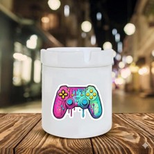 Sartre Art Gamer Baskılı Porselen Söndür-At Kokusuz Küllük Kül Tablası
