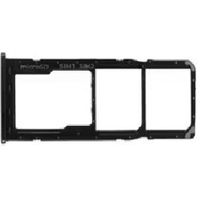 OEM Samsung J800 J8 Sim Çekmecesi ve Hafıza Kart Yuvası Siyah